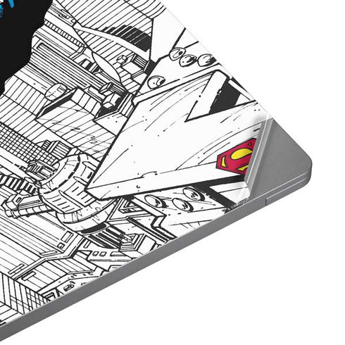 DC Comics Superman Flying Over City Pose Universal Laptop 12in (9.8 x 6.8in) Skin